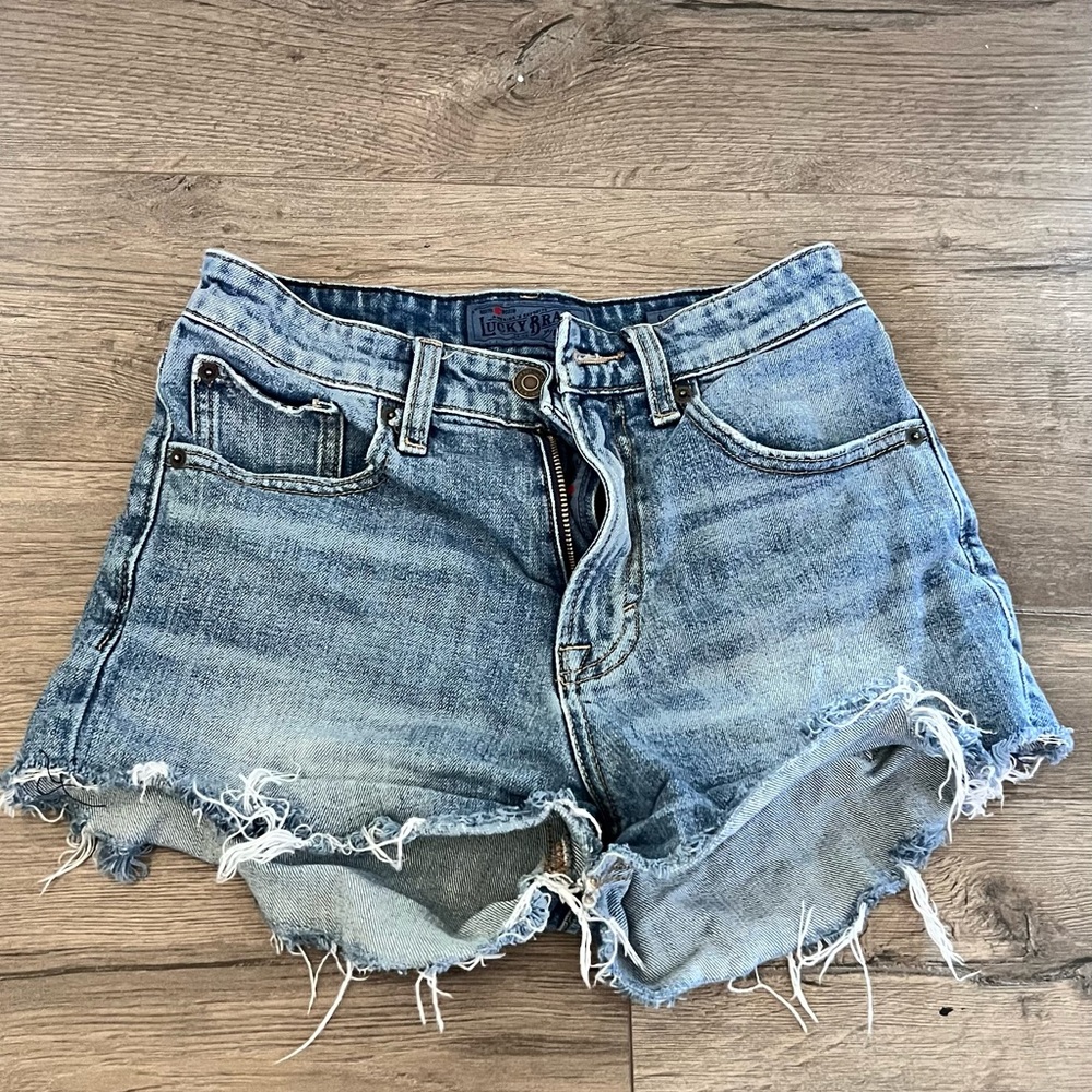 high rise lucky shorts
